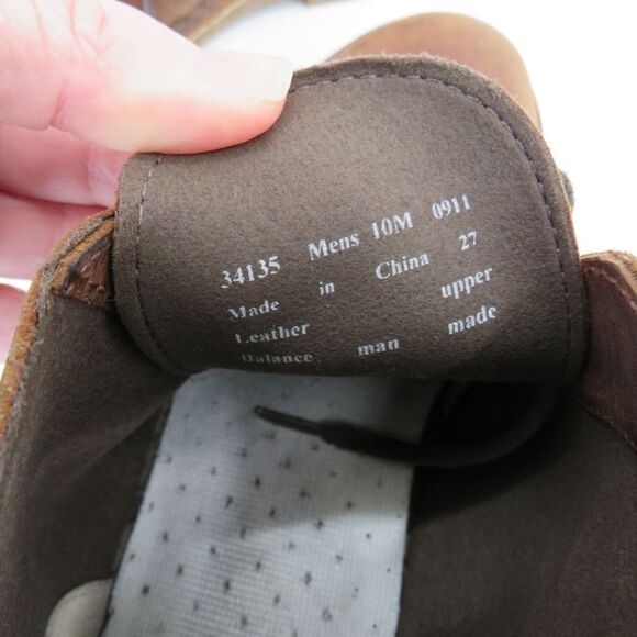 Clarks Mens Size 10M Bushacre Chukka Chestnut Brown Leather Classic Boots - Picture 11 of 15